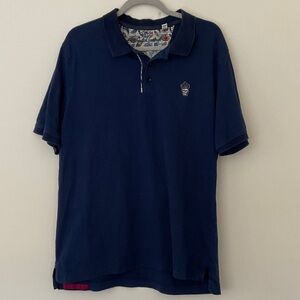 Men’s Robert Graham Skull Lucifer Polo Shirt Classic Fit Size xl